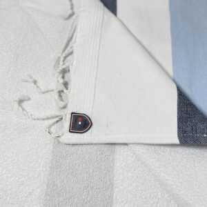 FlipServiette - ciel-marine-blanc